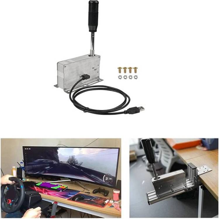 Exogio PC USB Sim Racing Games Sequential Shifter H Gear Shift