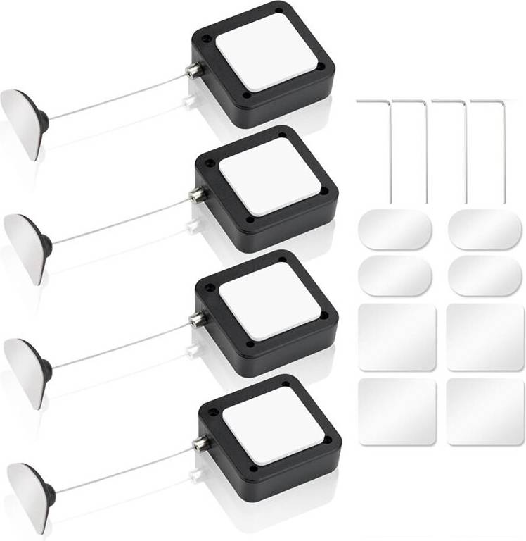Tlily 4 Pack 6.5ft Retractable Remote Control Tether