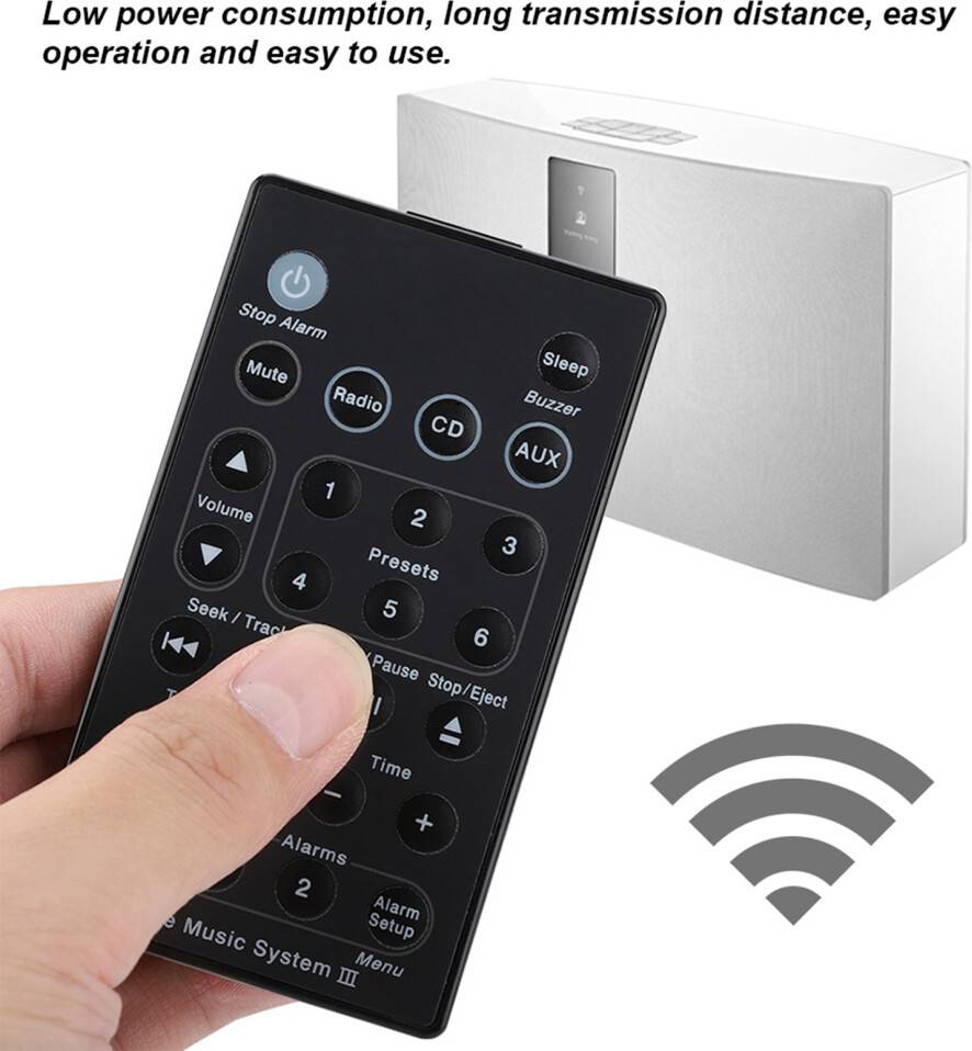 Multifunction Remote Control for B7 Wave Music System