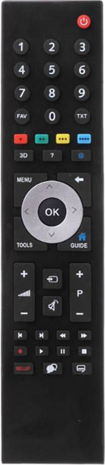 TP7187R Remote Control Black