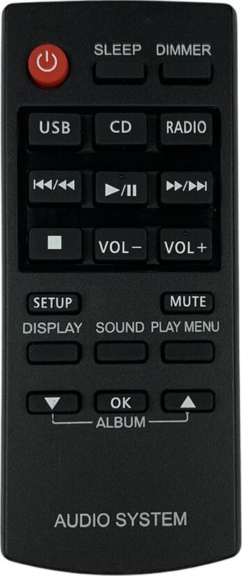 User Friendly Remote Control N2QAYC000060