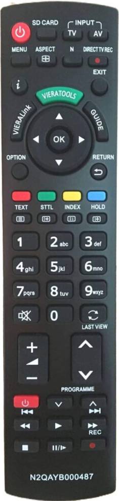 Replacement Panasonic TV Remote Control