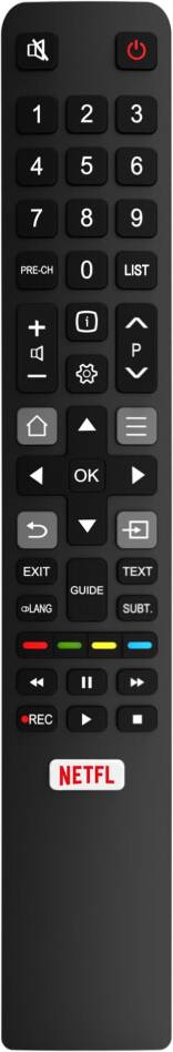 Riry Replacement TLC TV Remote Control 4K LCD LED
