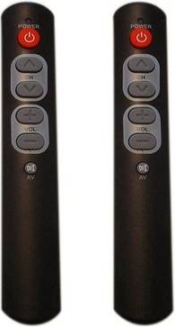 Sodial 4pcs Universal 6-Button Remote Control