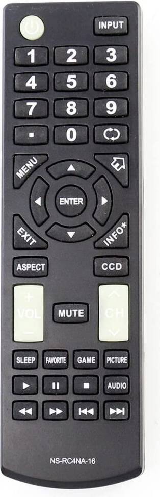 NS-RC4NA-16 Replacement Remote Control