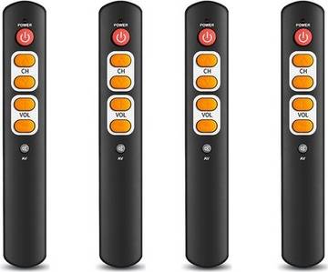 Sodial 4pcs Universal 6-Button Remote Control