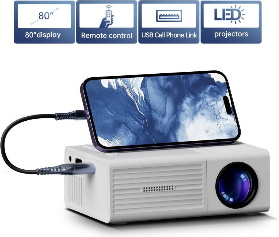 Portable projector 720P HD Portable Projector