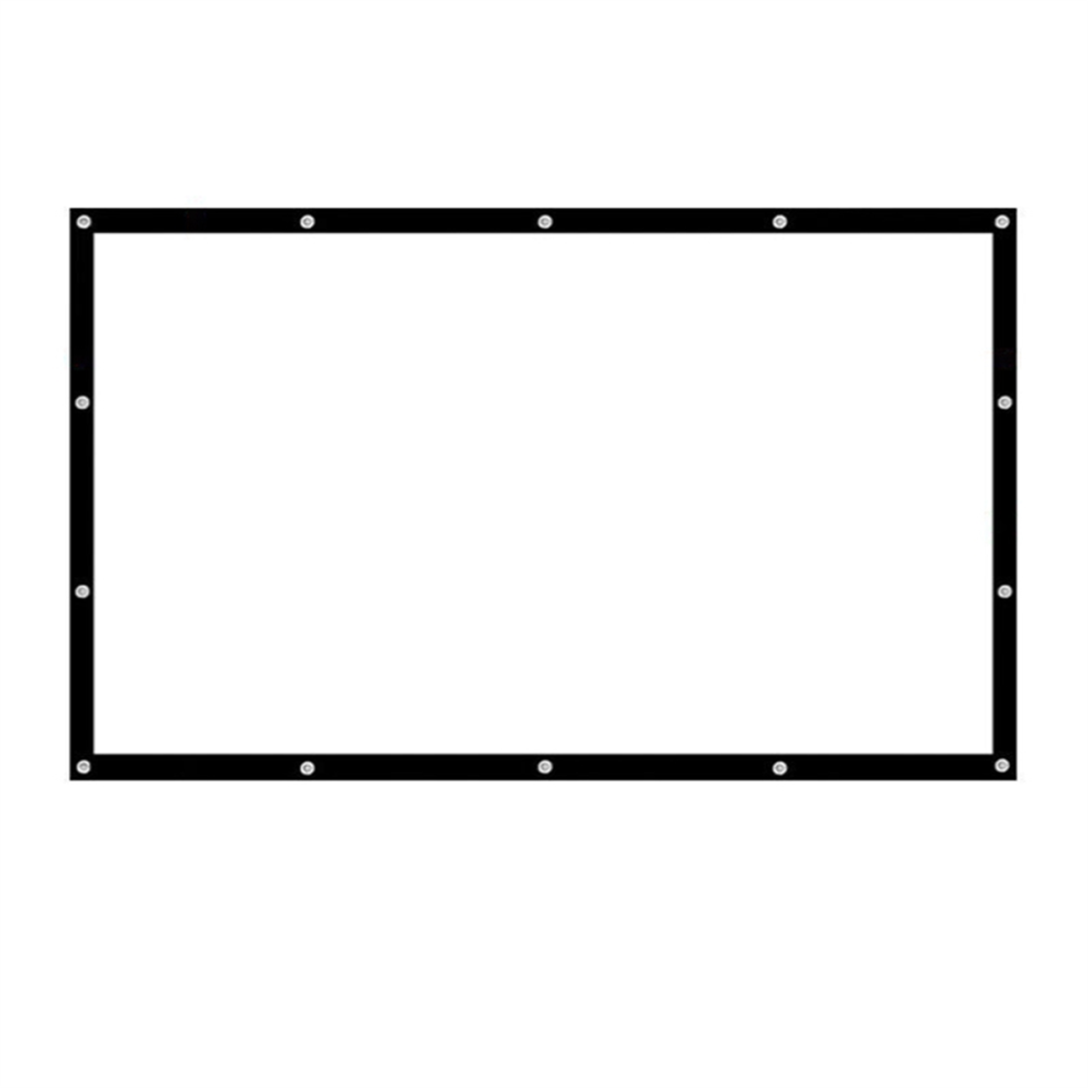 16 9 Simple Projector Curtain 150 Inch
