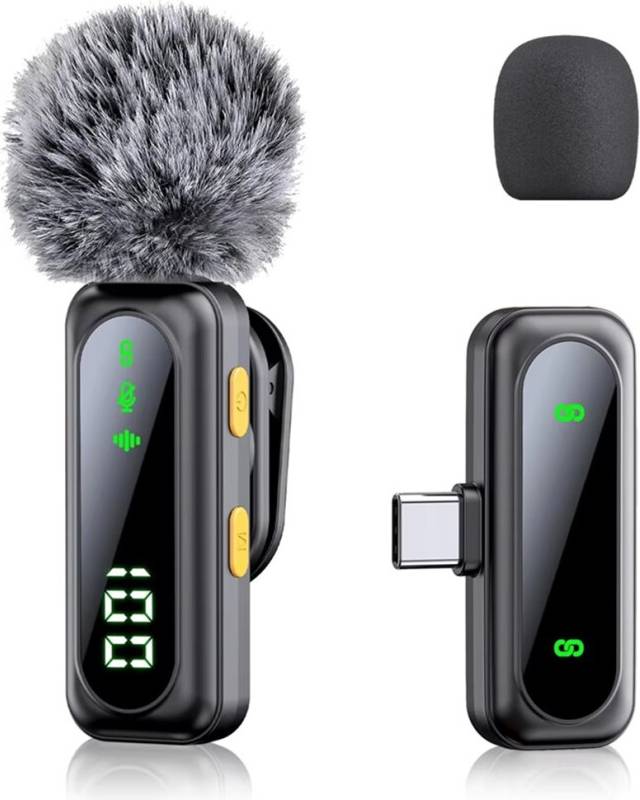 Jehiatek Professional Wireless Lavalier Microphone System