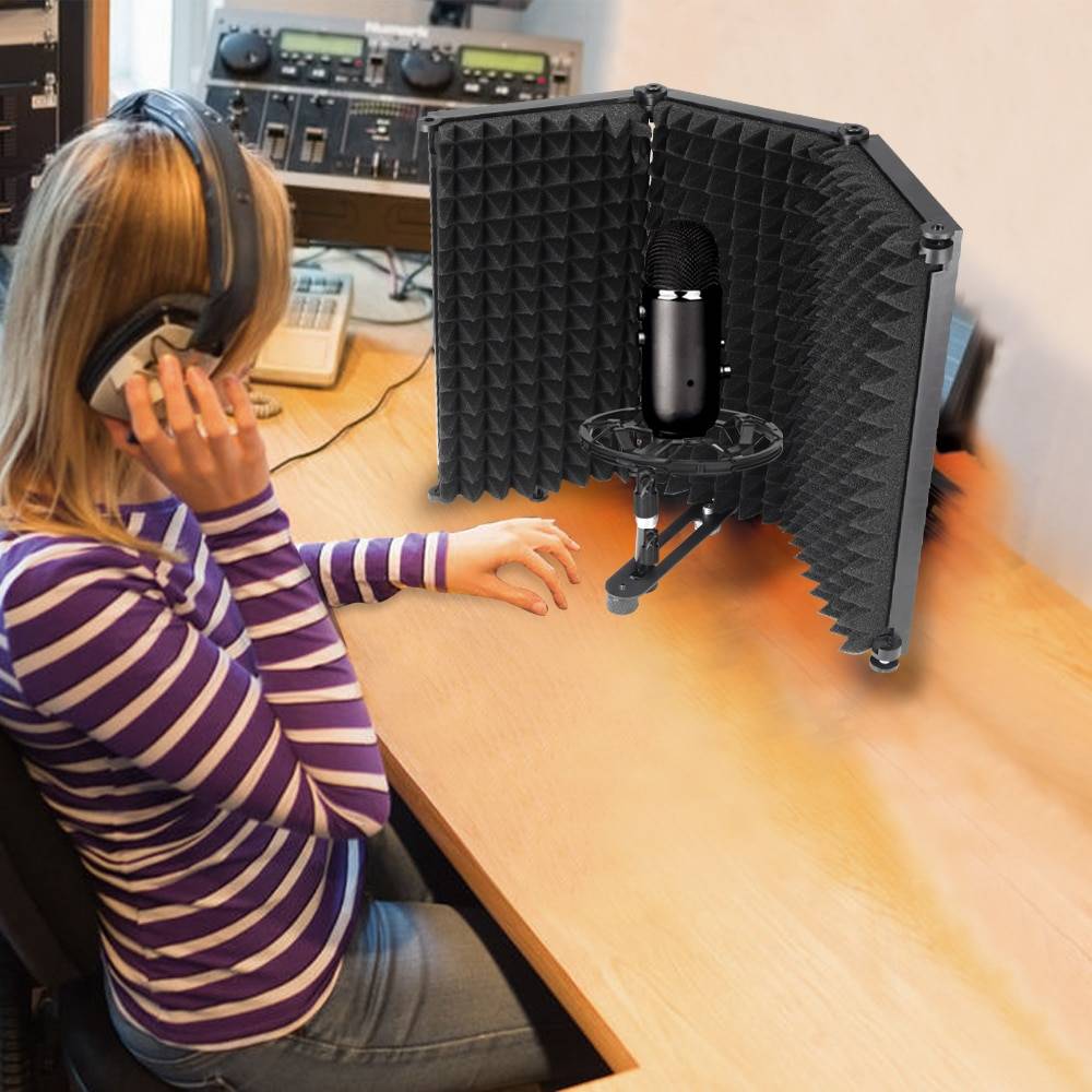 Foldable Studio Isolation Shield Steel