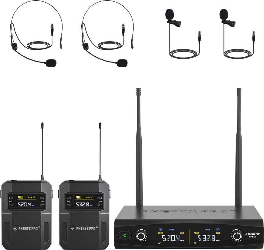 Phenyx Pro UHF Wireless Microphone System