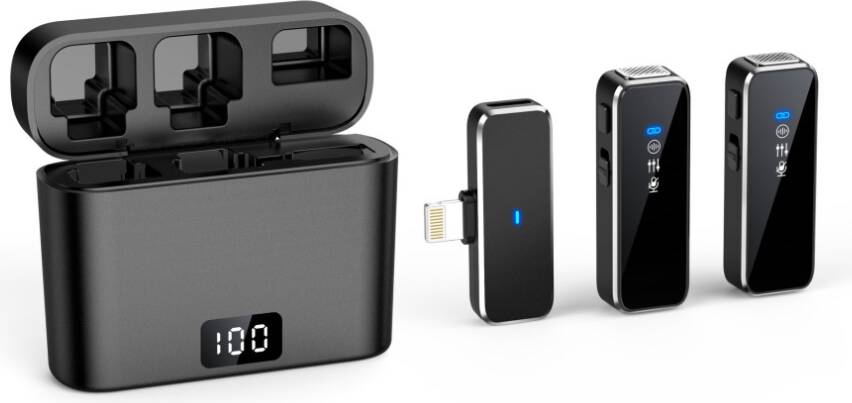 Compact Wireless Lavalier Microphones