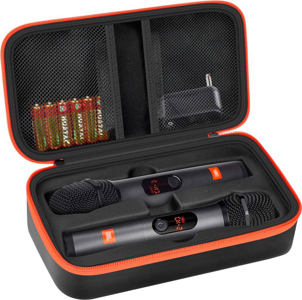 Jbl with mic Wireless Microphone Case JBL Two Mic System