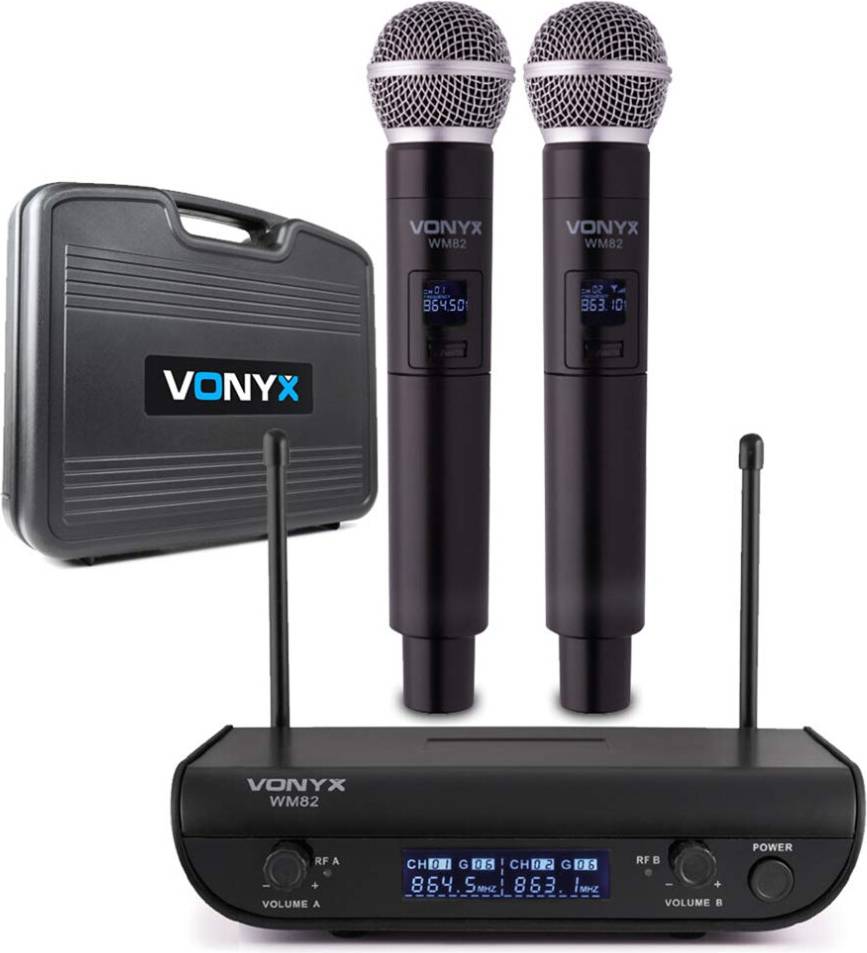 WM82 UHF Wireless Microphone System