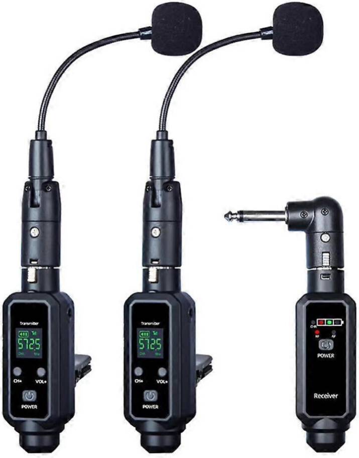 UHF Wireless Saxophone Microphone System