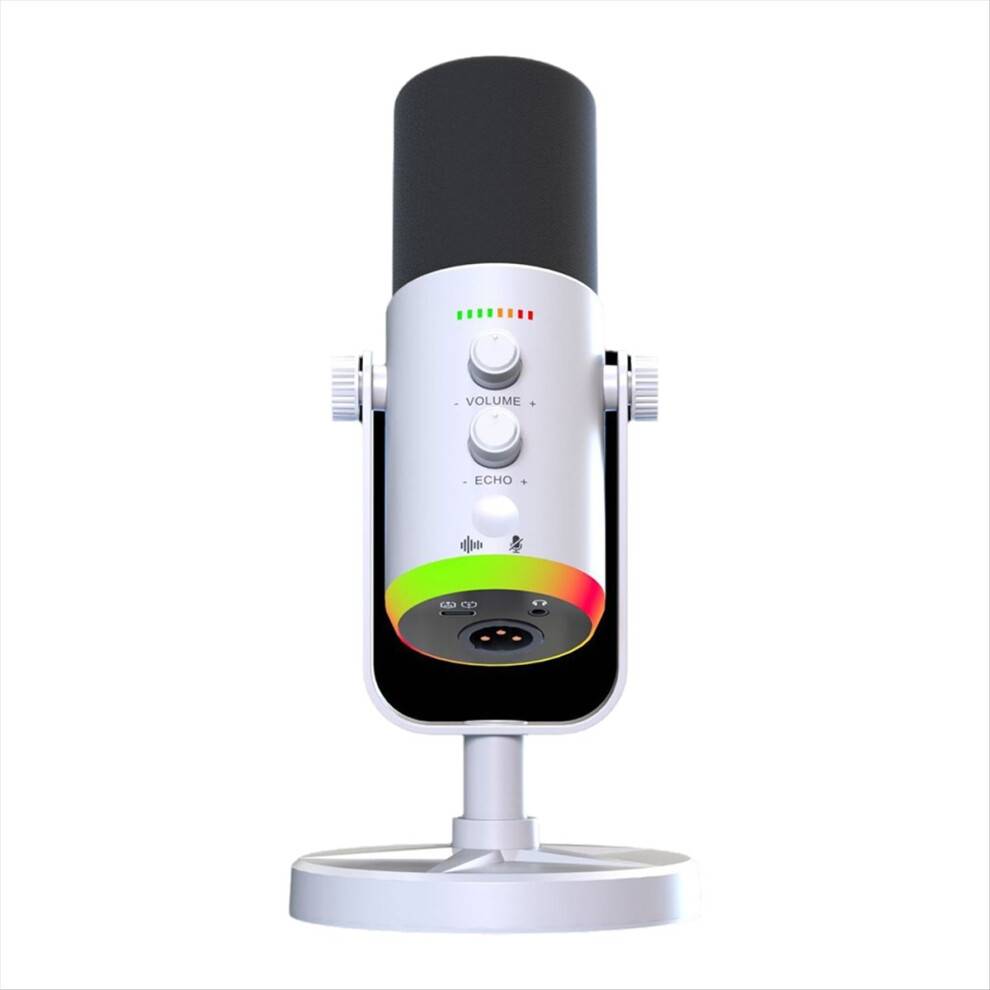 Saudism USB Dynamic Microphone RGB Gaming Computer