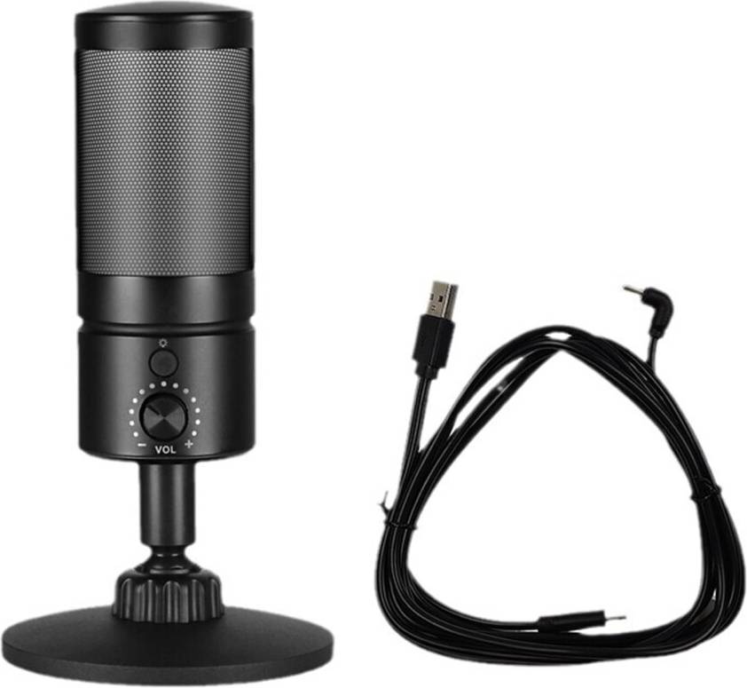 Condenser USB Microphone with RGB Lighting