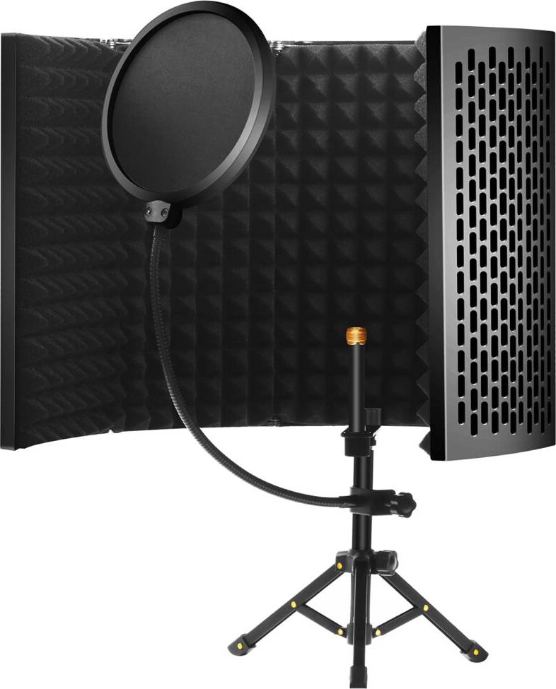 5-Panel Microphone Isolation Shield