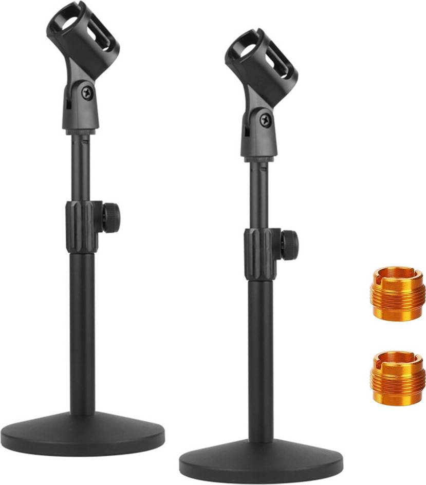 2 Pcs Adjustable Microphone Stand