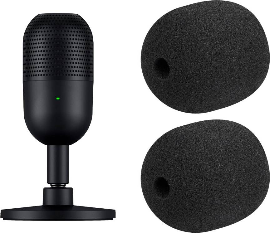 2Pcs Microphones Pop Filter for Razer Seiren V3 Mini