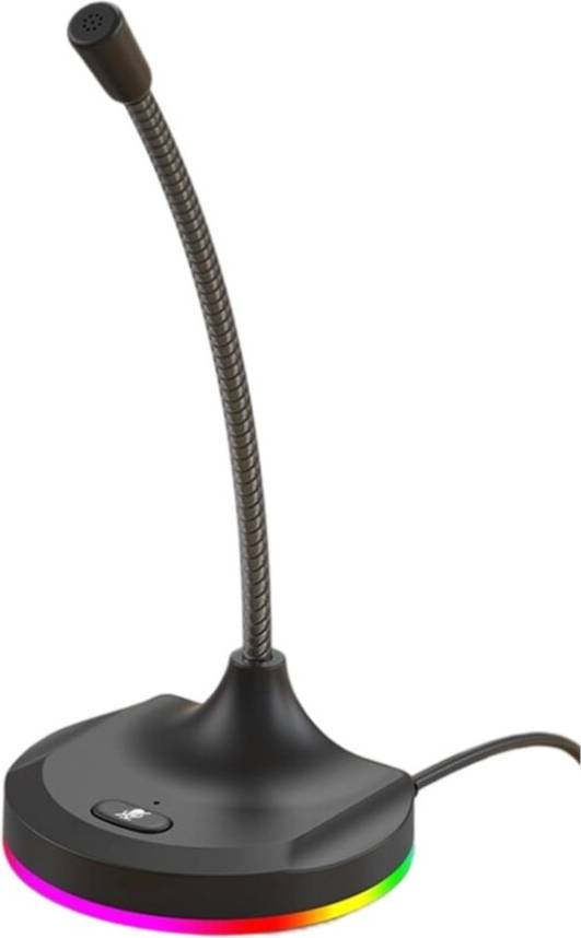 USB Condenser Microphone with LED Lighting
