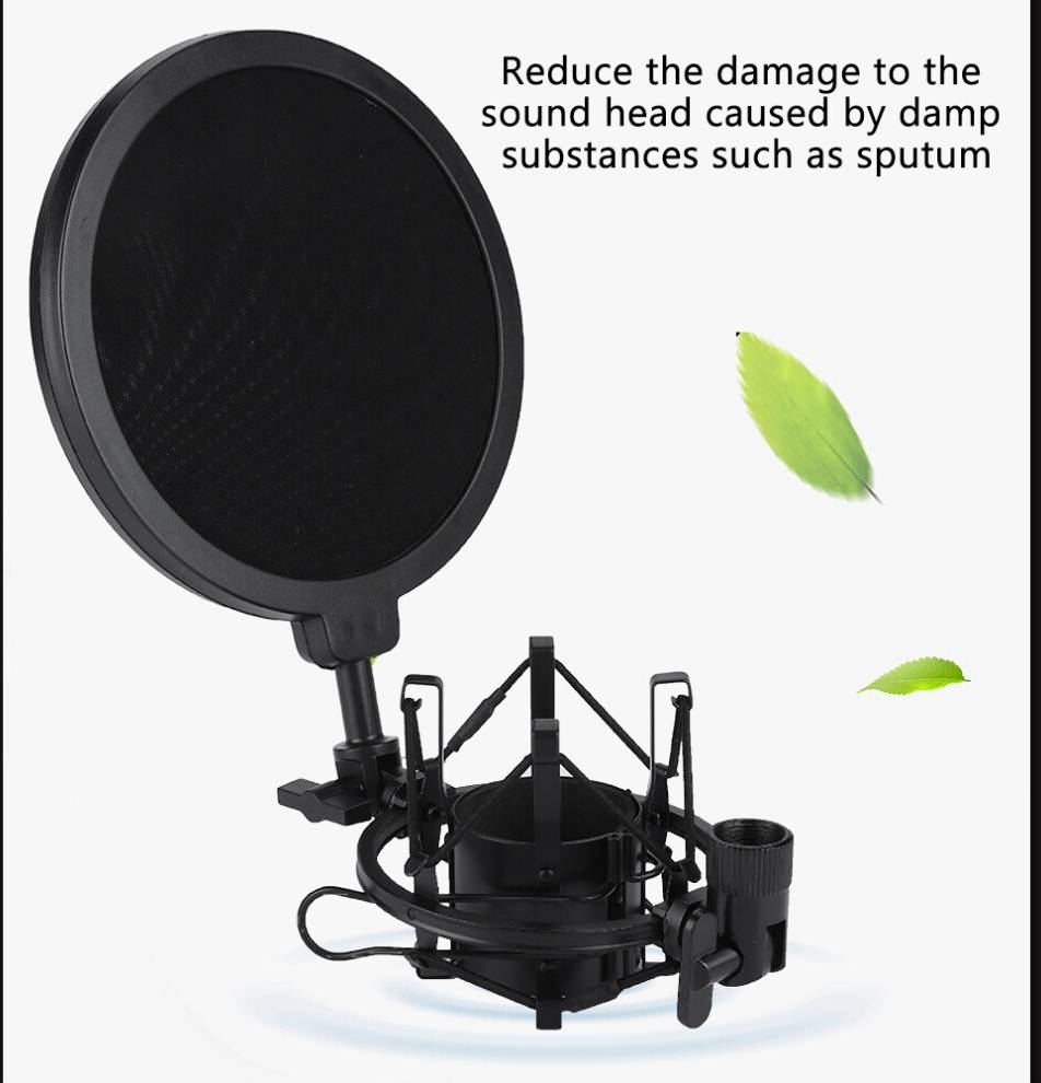 Condenser Mic Accessory Pop Filter Set