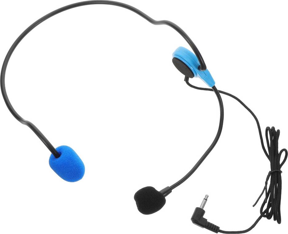 Headset Microphone Adjustable Interviews Vlogging