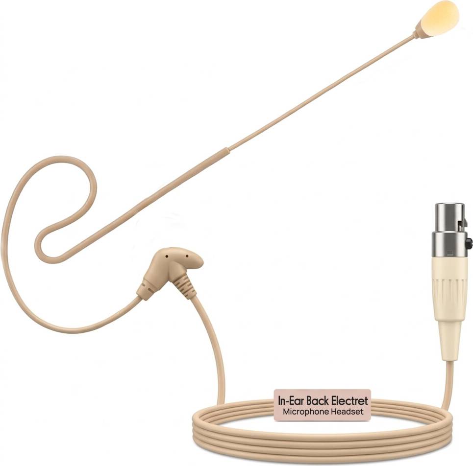 Headset Microphone Single Over-Ear In-Ear Head Mic