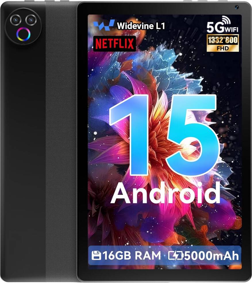 Tablet 10 Inch Android 15 16GB RAM 1TB Expandable