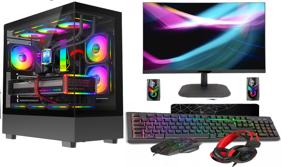 Full Set Up Gaming PC Bundle Intel Core i5