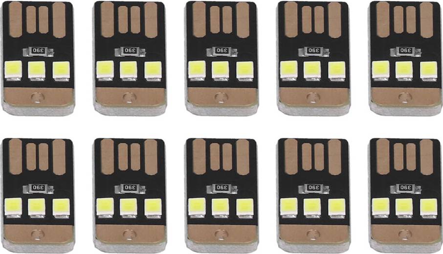10Pcs Portable USB LED Tent Night Lights