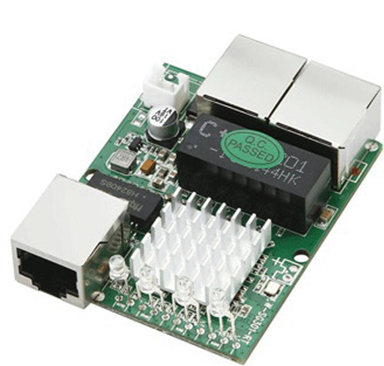 Three-Port 1000M Gigabit RJ45 Module