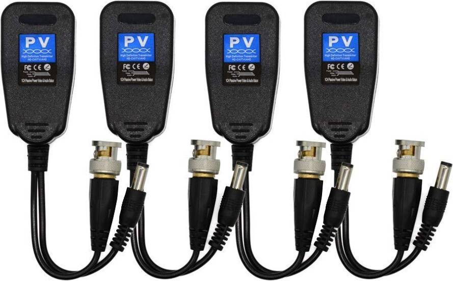 HD Passive Video Balun Transceiver RJ45 CAT6