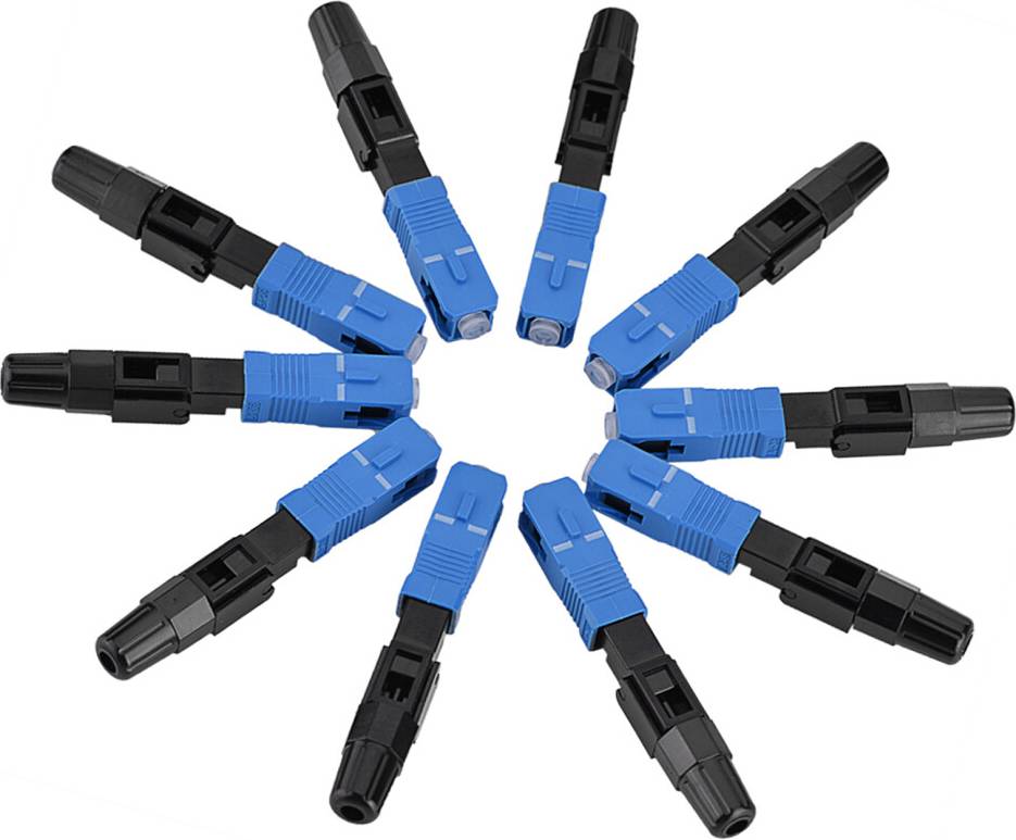 10pcs SC UPC Fiber Fast Connector