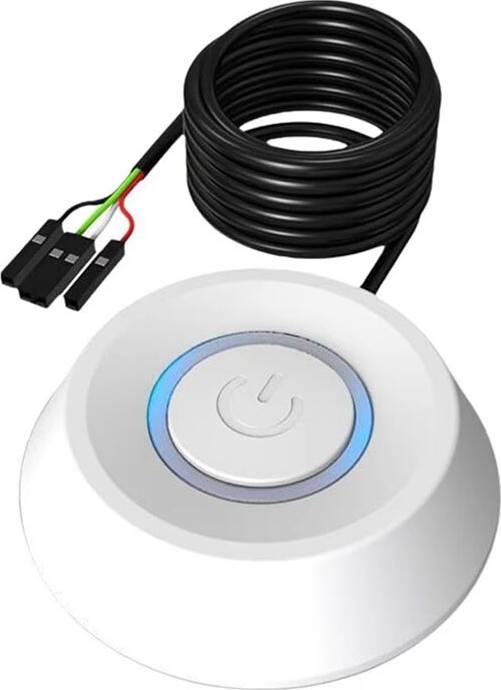 Torribaly Desktop 1.8m PC Motherboard External Start Power LED Button Extension Cable