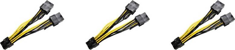 3X 8Pin to Dual 8Pin GPU Power Cable