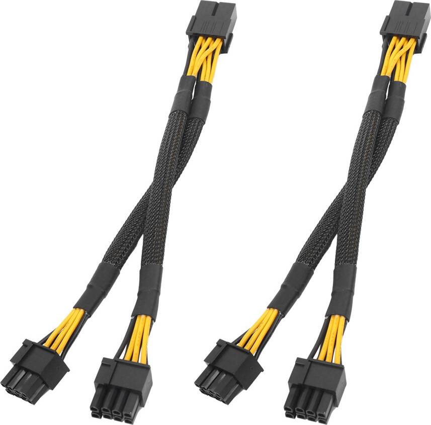 2PZ GPU PCIe 8 Pin Femmina Adapter Cable