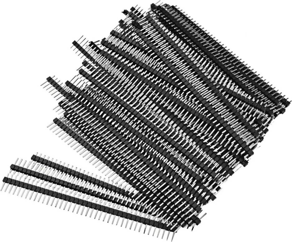 50Pcs Single Row 2.54mm Pin Header Kit