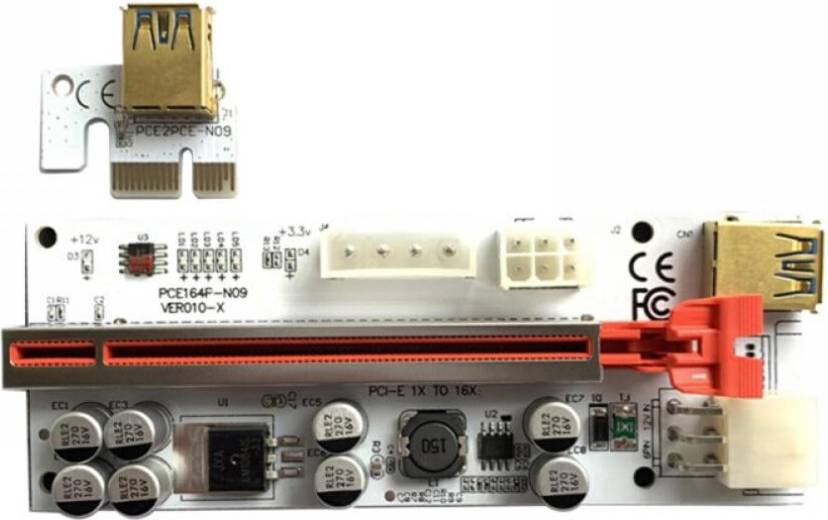 GPU Riser Adapter Card USB 3.0 0.6 m Cable