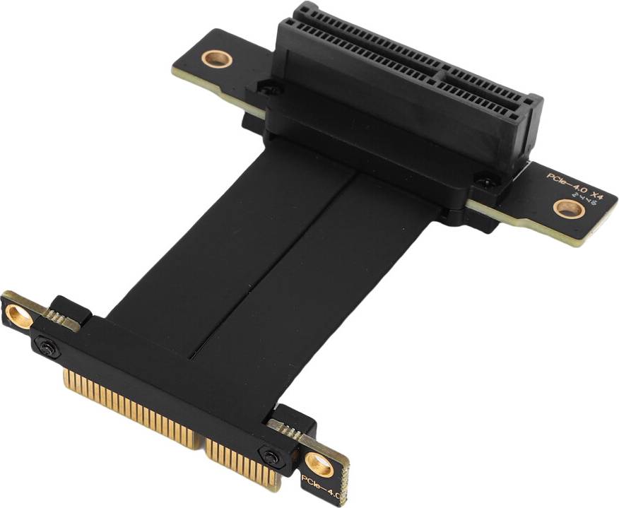 High-Speed PCIE 4.0 4X Riser Cable 10cm