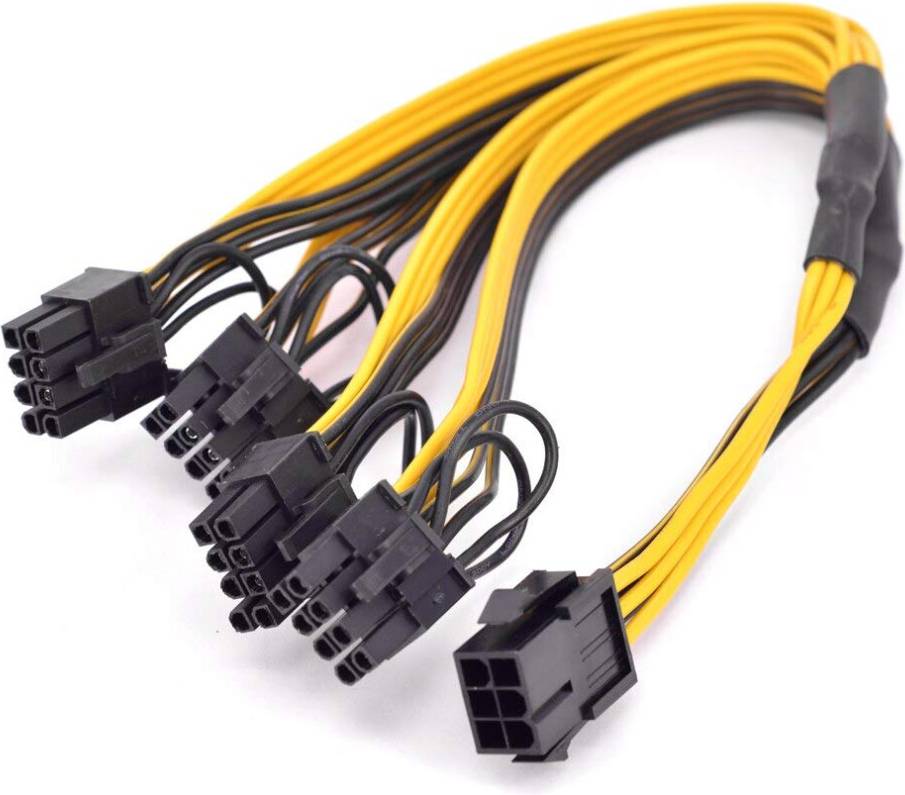 PCIe 6Pin to 8Pin GPU Power Cable
