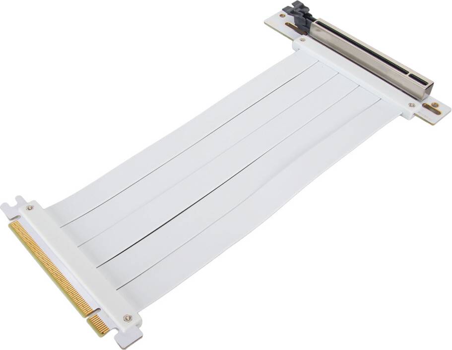 PCIE 4.0 X16 Riser Cable 40cm White