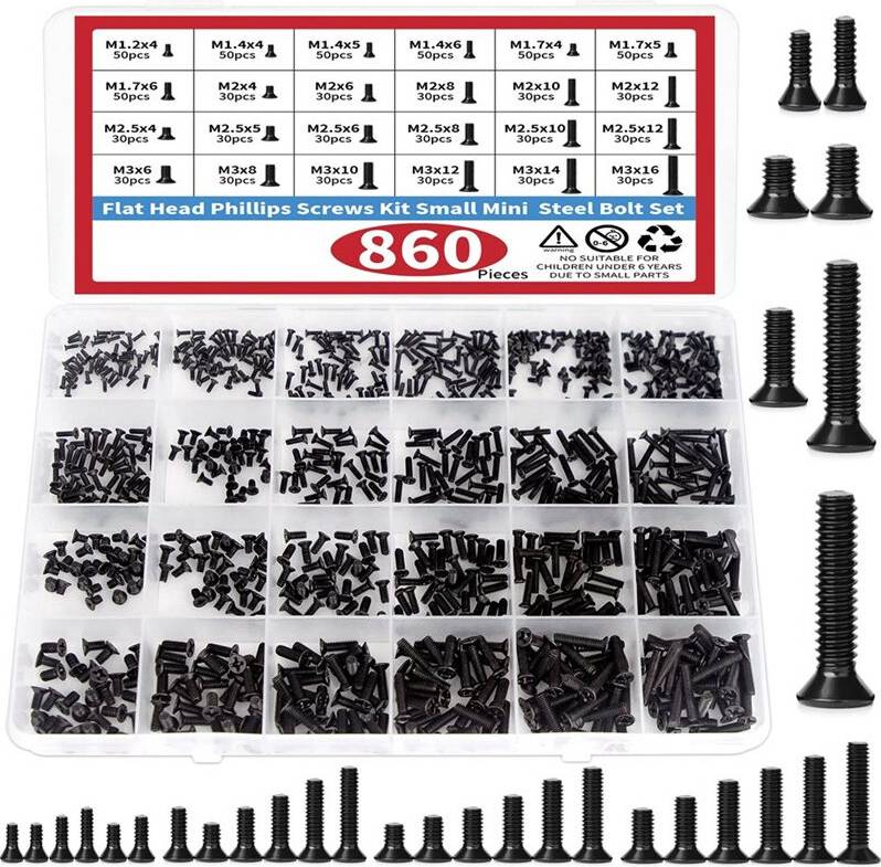 Tauoh 860 PCS Small Computer Screws Assortment Kit