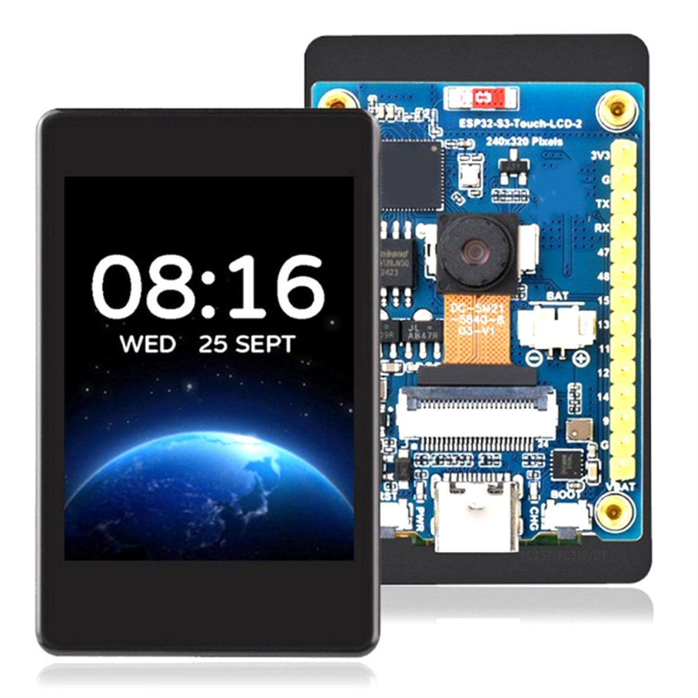 ESP32-S3 2 Inch IPS Capacitive Touchscreen Development Board