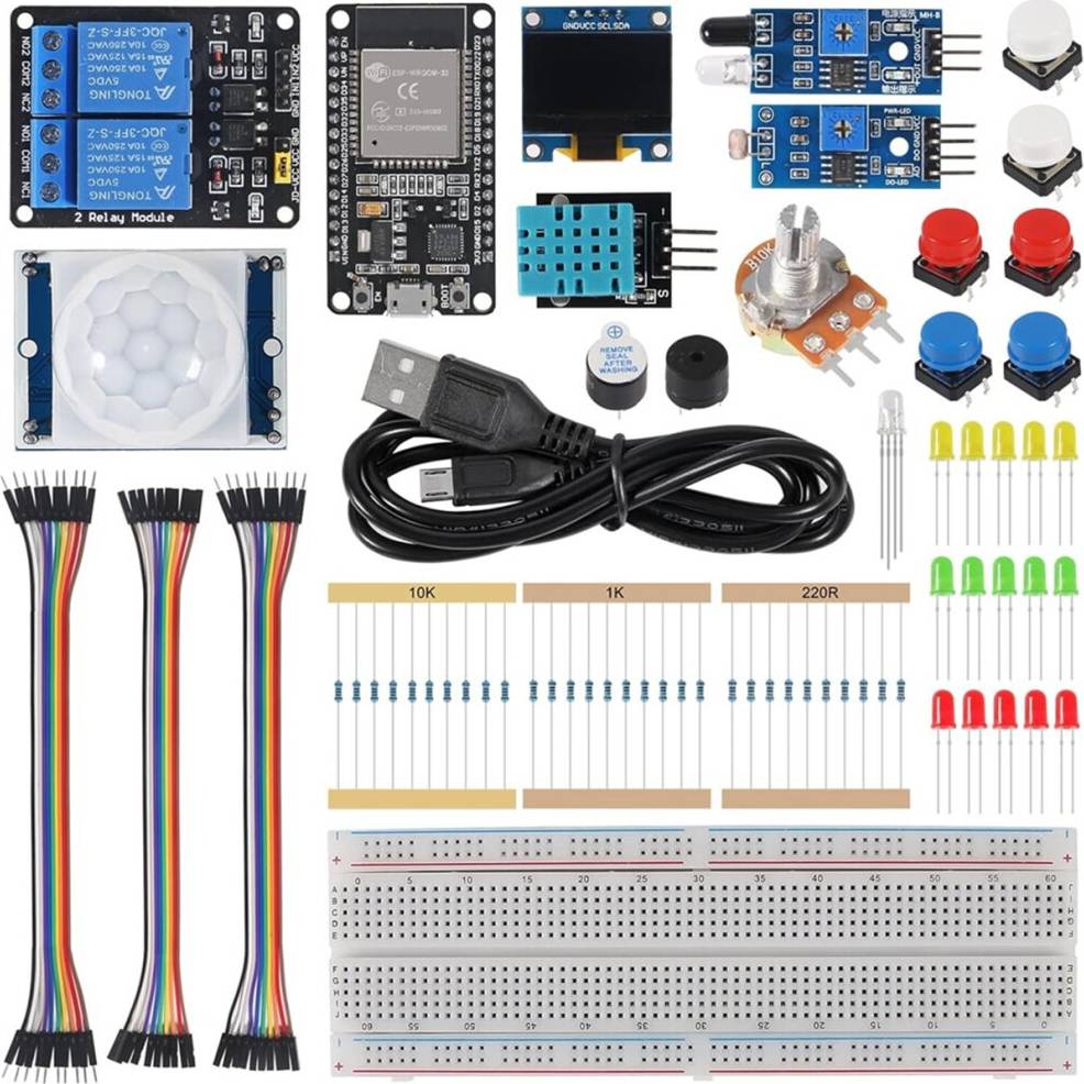 95pcs Basic Kit for ESP32 WiFi Development Board