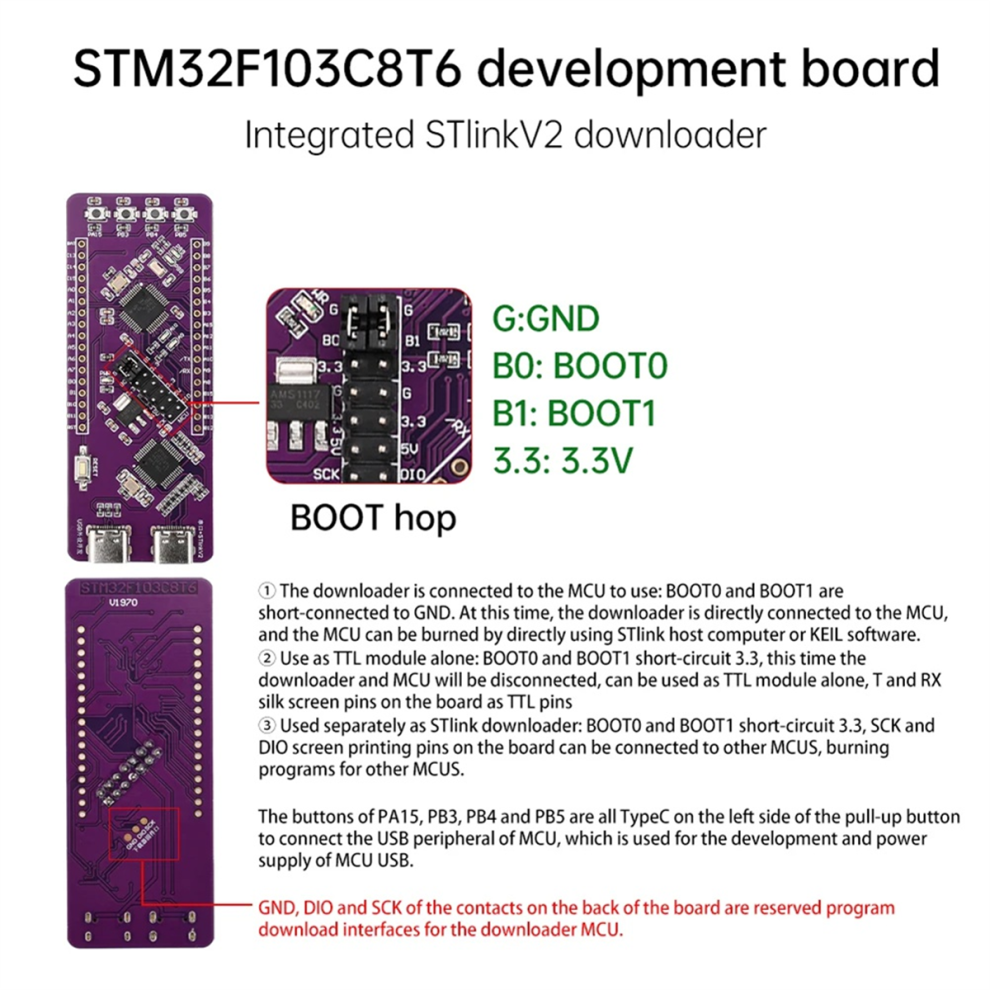 STM32F103C8T6 Development Board