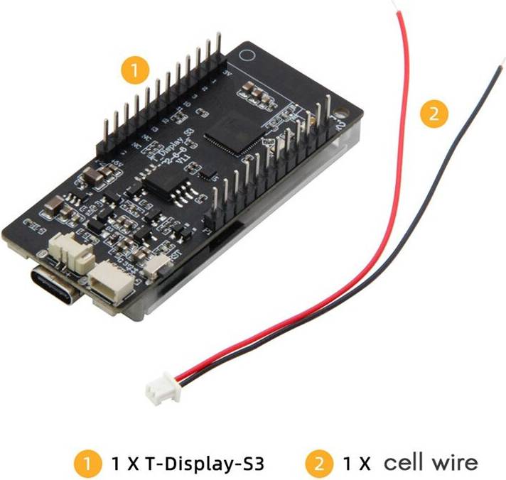 Saudism T-Display-S3 1.9-Inch LCD Development Board