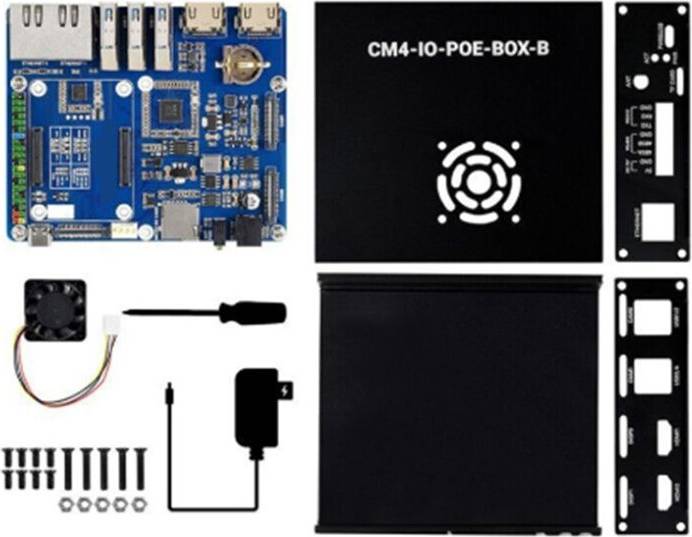 Tlily Dual Gigabit Ethernet Computer Raspberry Pi Module 4