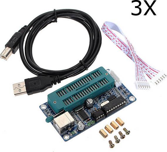 3Pcs Geekcreit K150 ICSP USB PIC Develop Microcontroller