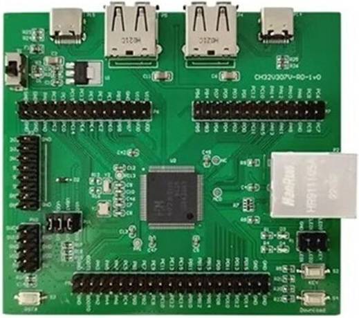 CH32V307V-EVT-R0 Development Board 32-Bit RISC-V Core MCU USB2.0 PHY Ethernet Application Onboard